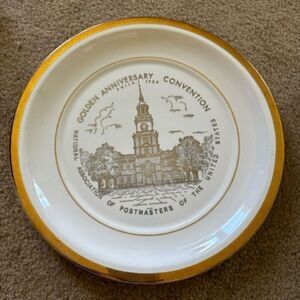 Postmasters Of The U.S. Golden Anniversary Collectors Plate 1954